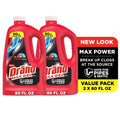 Drano Max Gel Drain Clog Remover 160 oz 2 Pack Kitchen Bathroom Drain Cleaner